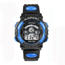 2016 hot Children Boy Digital LED Quartz Alarm Date Sports Wrist Watch Alipower Willtoo