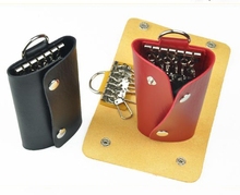 Men Key Wallets Man Keychain Simulation Paper Fashion Ms Car Key Ring Multicolor PU Leather Woman
