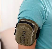 2014 canvas wrist bag arm package men’s handbag purse for man mini bags high quality dark khaki army green coffee sport bag