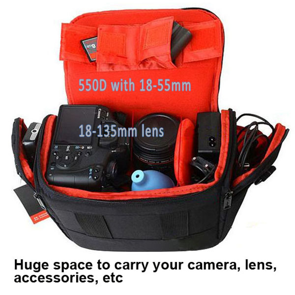 Rain Cover Waterproof Video Camera Bag for Canon DSLR SX60 SX50 650D 700D 100D 500D 550D
