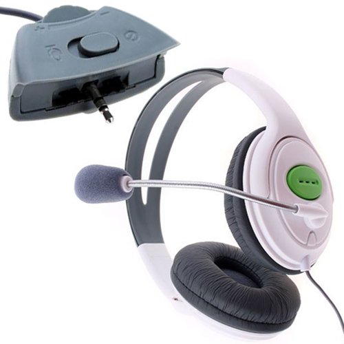 Free Shipping Headset Headphone W/Mic Microphone For Microsoft Xbox 360