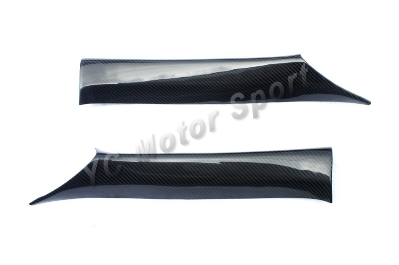 Car Accessories Dry Carbon Fiber A Pillar Cover 2pcs Fit