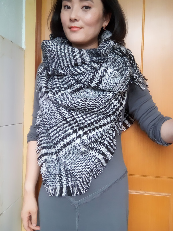 2015 new fashion women long scarf plaid women scarf font b tartan b font scarf big