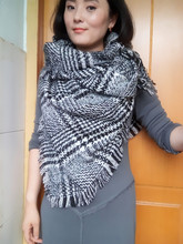 2015 new fashion women long scarf,plaid women scarf,tartan scarf,big blanket scarf shaml amphibious