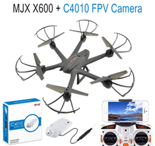 F15066-B/7 MJX X600 2.4G 6-axle Gyro RC Drone Hexacopter UAV 3D Roll Auto Return Helicopter + MJX C4010 720P 1.0MP HD FPV Camera