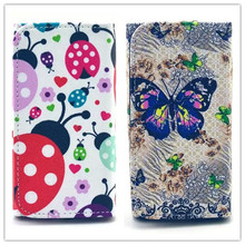 Beautiful Painting Leather Protect Phone Case For Mpie S960 With Card Wallet And Slot Back Cover