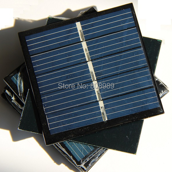 Wholesale 0.42W 2.5V Solar Panel Solar Cell  Polycrystalline DIY Solar Toy Panel Education Kis 54*54*3MM 10pcs/lot Free Shipping
