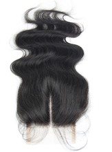 5A Brazilian Virgin Hair 5pcs Beyonce body wave 3 way part Lace closure with 4 bundles