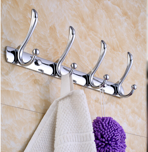 2016 High Quality Chrome Stainless steel Towel Hooks Wall Mounted Robe Hooks,Clothes Hook,Towel Holder,Bathroom hook