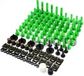 Free Shipping Motorcycle Aluminium Fairing Bolts Fastener Clips Screw For Suzuki GSXR600 GSXR750 GSXR1000 SFV650 GSF