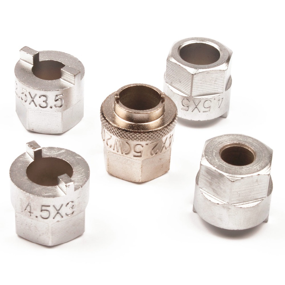 Top Grade 5pcs Damper Shaft Holding 22mm Hex Strut Nut Tool Set For