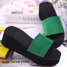 AAKT Brand Women Summer Sandals 2016 New Solid Platform Slippers Fashion Women Sandal Shoes Lady Girl Cute Casual Slides