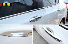 Chrome Door Handle Cover Trim For Honda City 2009 2010 2011 2012 2013 2014 Free Shipping