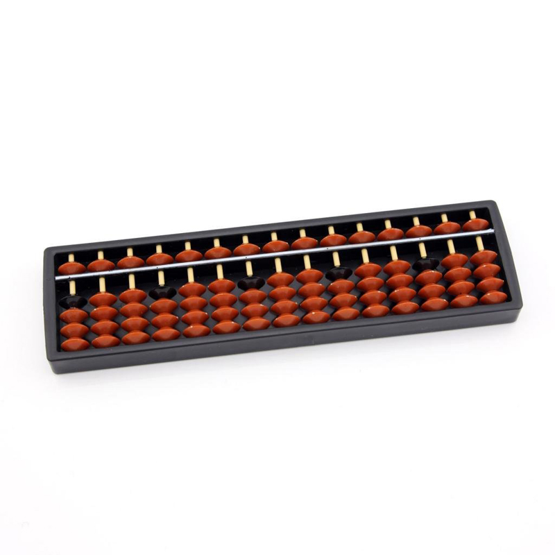 15 column plastic Abacus Chinese soroban Tool In Mathematics Education for student calculation tool