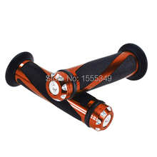 Universal 7/8 inch Motorcycles Handle Hand Grip Grips Handlebar Grips for Suzuki Honda Kawasaki Yamaha Buell Ducati Orange