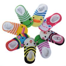 Free shipping Promotion Sale 10pairs Soft Cotton Baby Girl Boy INFANT TODDLER Non slip SOCKS Fit