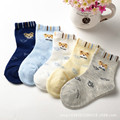 1 9 Years Spring Children Cotton Socks For Baby Boy Socks cartoon car Winter Kid In