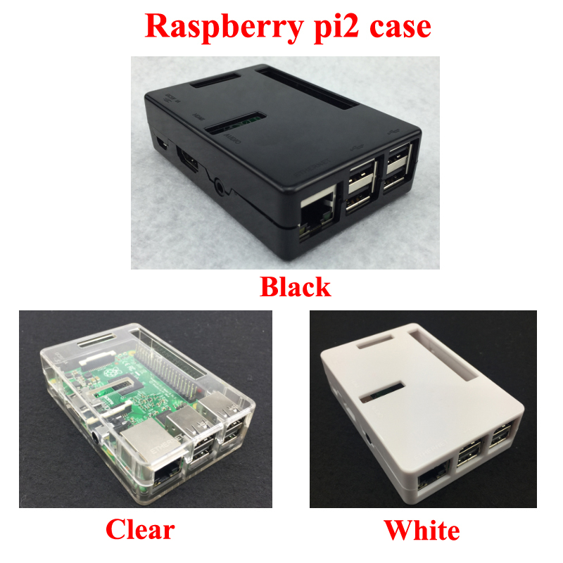 raspberry pi 2 case ABS plastic case compatible for raspberry pi b + board free shipping(China (Mainland))