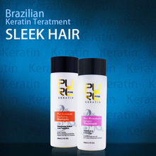 PURE Brazilian keratin hair treatment 35.3 oz and 10.6 oz purifying shampoo hot sale keratin smoothing free shipping
