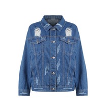 Wink Gal 2015 Autumn Winter Long Sleeve Vintage Street Style Jeans Jacket Women Gangster Denim Jacket