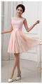 Lace Chiffon Patchwork Cute Princess Dress Summer Sleeveless Tank Dress Slim Elegant Short Prom Party Dress