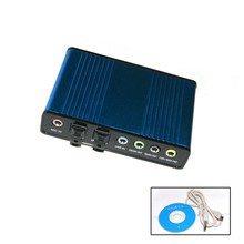Sound Card Usb Sound Stock 4 No Real 2016 Top Fashion Interface For Audio External Card Channel 5.1 S/pdif 20pcs