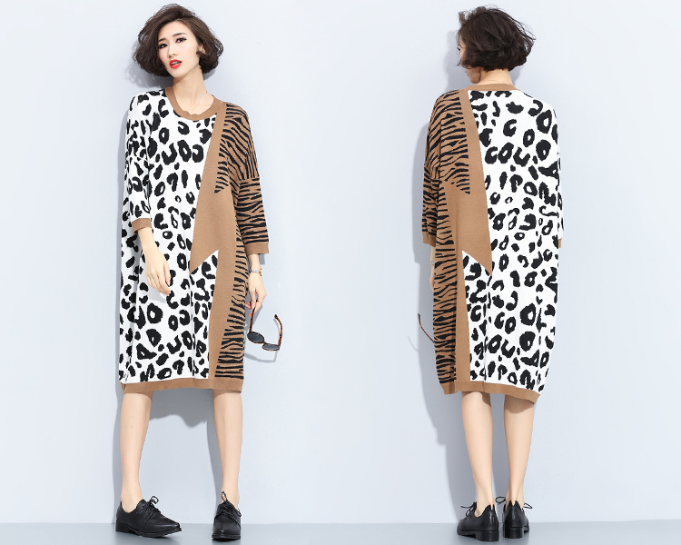 Aliexpress.com : Buy Melinda Style 2015 new women winter dress leopard patter...