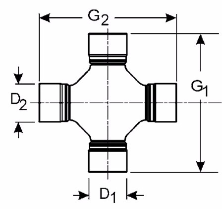 Description Picture 2 of item1PCS 18x47 C01 GUA-1 HS108 MOCHU miniature U-joints UNIVERSAL JOINTS BEARING Universal Joints Crucetas Joints de cardan Cross