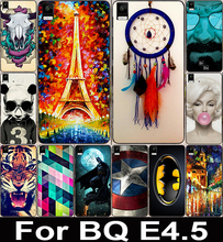 22 Pattern Colored Painting 15 Patterns BQ Aquaris E4.5 Case Cover, New Arrival Hard PC Case Cover For  BQ E4.5 Phone Cases