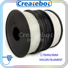 Black ,white ,transparent color 3d printer nylon filament 1.75mm 3mm PA nylon filament