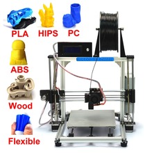 100% Brand new Model Upgraded Prusa i3 DIY 3d Printer kit High Precision Reprap kits extruder free shipping