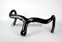 free shipping! most Full carbon road carbon red handlebar integrated with stem parts caliber 28.6mm