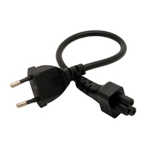 Короткое шнур питания ес 2Pin мужчин и IEC 320 c5-карты микки для питания для ноутбуков питания 28 см