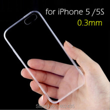 New Crystal Clear Transparent Black Soft Silicone TPU Cover Case phone cases for iPhone 5 5S