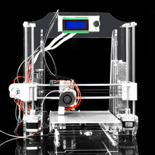 2016 High Precision reprap prusa i3 3d printer DIY kit full acrylic frame 3DPrinter Marlin firmware