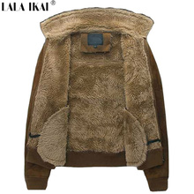 KDW011 Men’s Plus size 6XL Winter Jacket Super warm thick inside Fur Coat