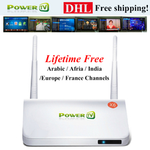 Free shipping Arabic IPTV tv BOX free forever No annual fee, Arabe Europe Bein sport Africa Inida Channels Android streamer