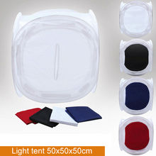 50 *50* 50 cm Photo Soft Box Photography Light Tent Cube Softbox for Camera Studio Props with 4 Backdrops
