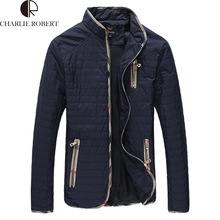 Men’s Winter Jackets Fashion Slim Men Jacket Fashion Stand Collar Male Jacket Coat Windproof Jacket Men’s Coats Plus Size 6XL