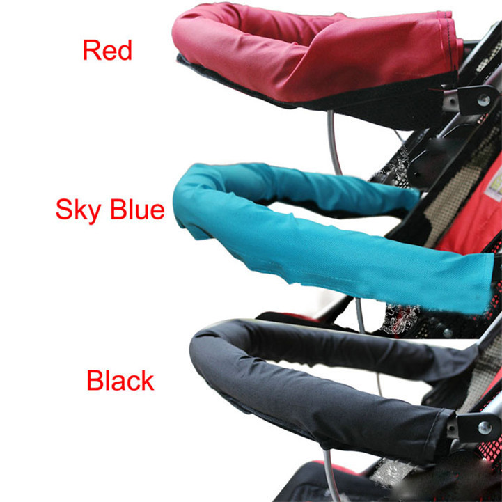 Baby Car Wash Baby Stroller Armrest Cover Oxford Fabric Armrest Set Cleanable Sheath Storller Accessories (1)