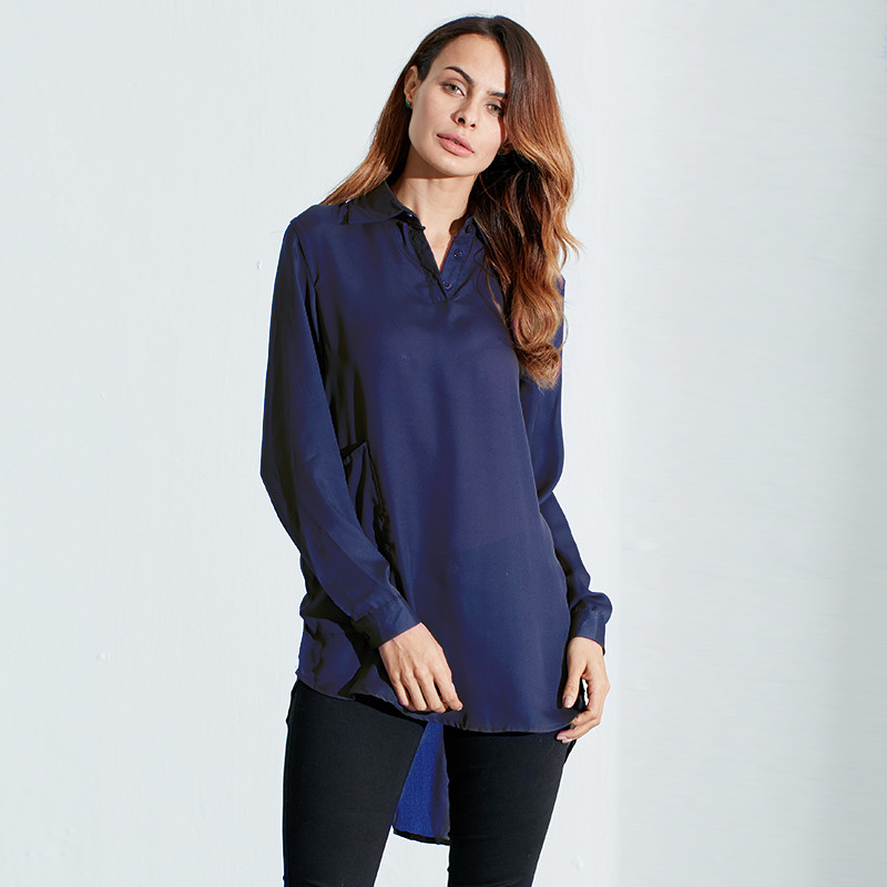 Zanzea Blusas Femininas 2018 Sexy Women See Through Chiffon Shirts Long Sleeve Pocket Casual Blouse Tops Plus Size XS-6XL aeProduct.getSubject()