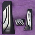 Non Drilling Gas Fuel Brake Footrest Pedal Plate Pad AT For BMW New 1 2 3