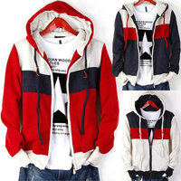 Famous brand mens hoodies and sweatshirts Wholesale new 2015 spring men\'s striped hooded man clothing HOT SALE Big size to 5XL