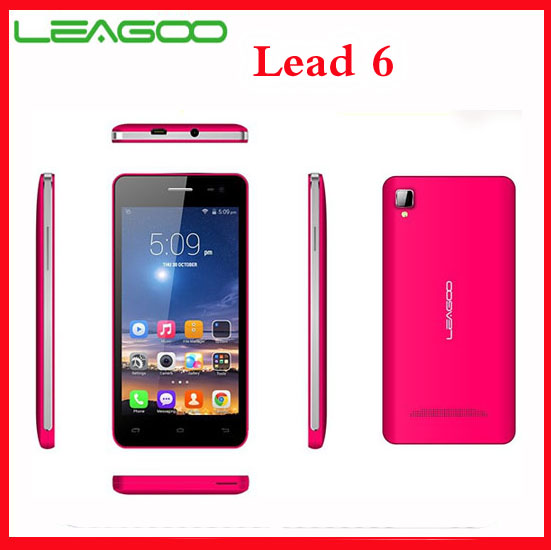 New Original Leagoo Lead 6 3G Cell Phones 4 5 800 480 WCDMA MTK6572 Quad Core