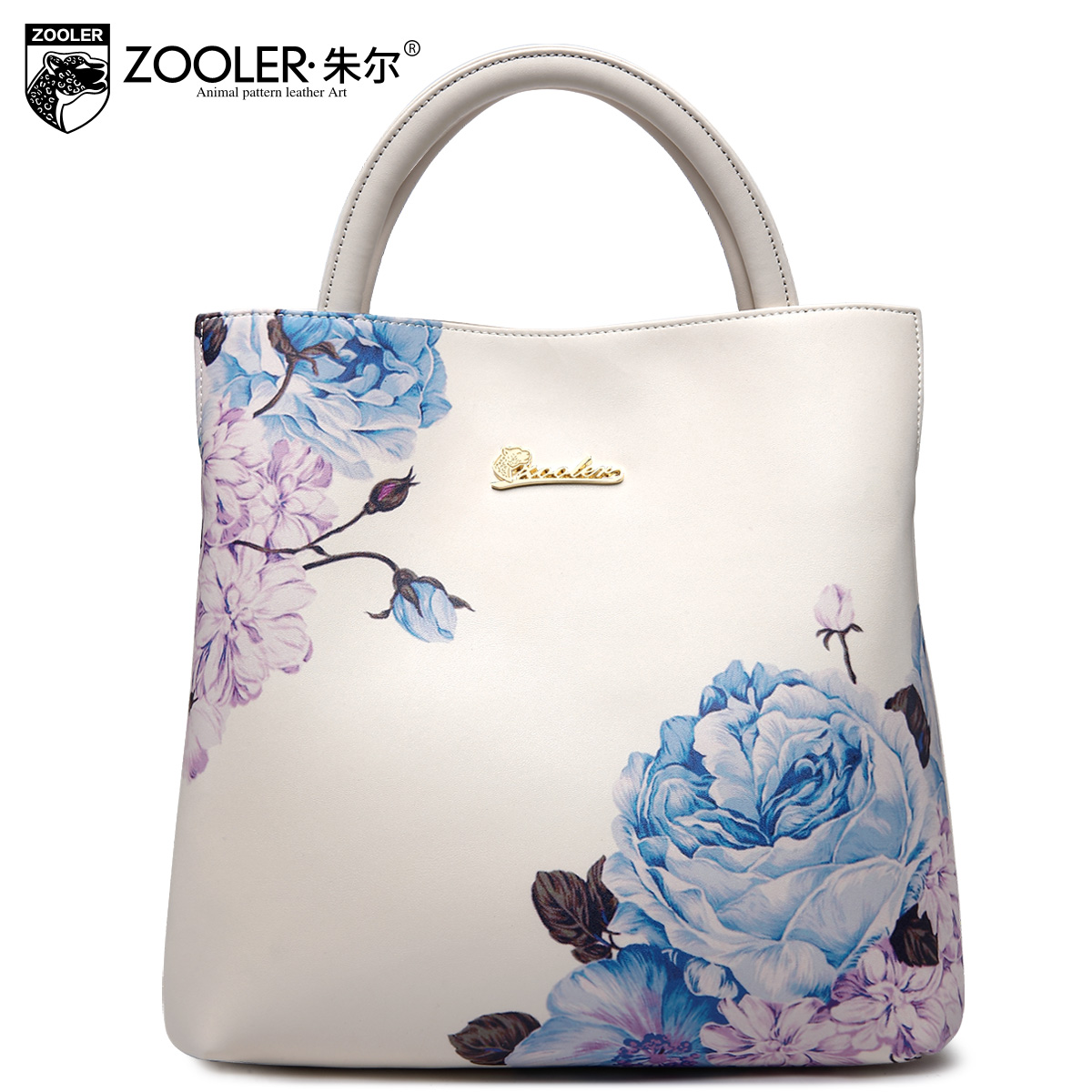 the spring of 2016 the new lady handbags handbags female euramerican fashion charm printing cowhide one shoulder