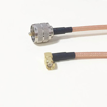 High quality UHF Male Plug Connector Switch RP SMA Male Plug right angle Connector RG142 50CM