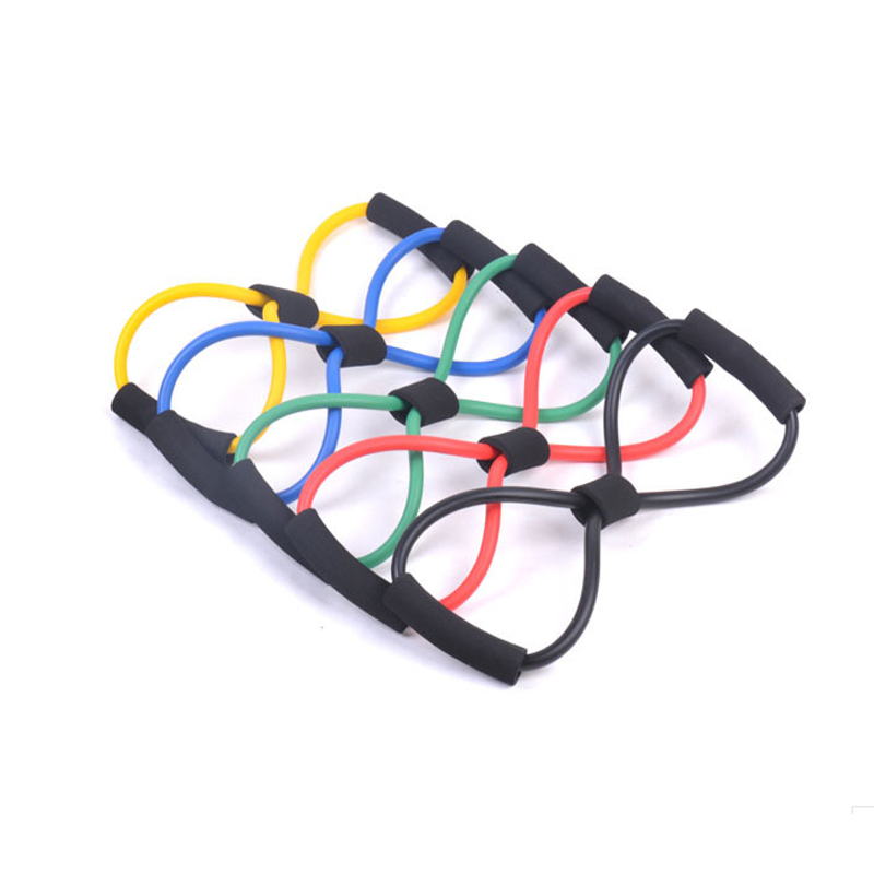 5 Colors Rubber Developer Latex Chest Expander Tension Device Yoga Tube Body Bands Elastic Spring Exerciser
