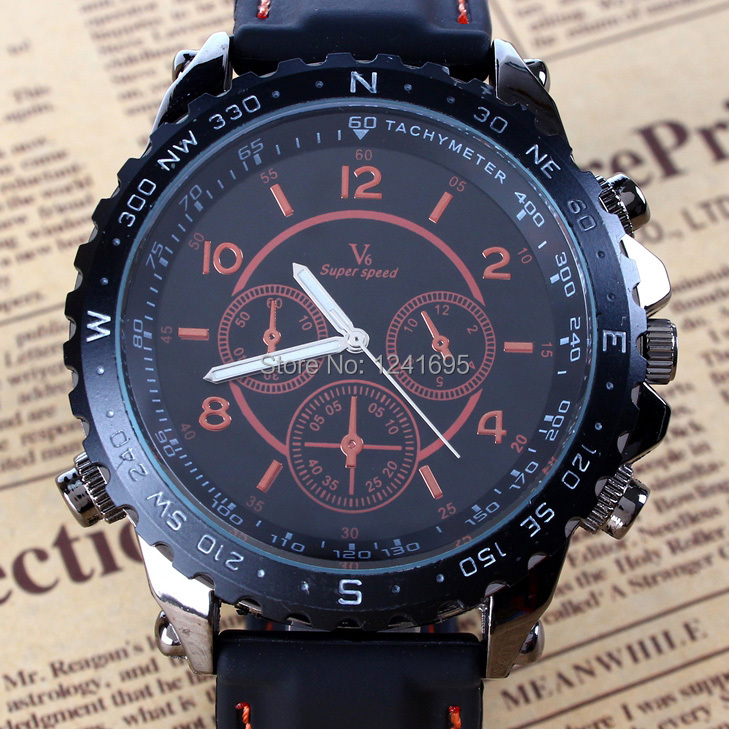 Beautiful Scuba Diver sports watches Round Style Men Quartz Watch Adjustable Alloy WristWatches Relogio Masculino silicone watch