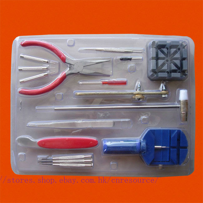 16 Piece PC Watch Repair Tool Kit Set Pin Strap Remover