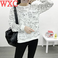 KPOP Bangtan Boys Hoodies Clothes Long Sleeve Women Hoodies Korean Kim Tae Hyung Graffiti Sweatshirts WXC